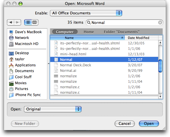 set a font as default in word 2011 for mac